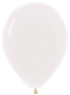Image of Crystal Clear Small Single 12cm Latex Balloon