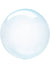 Image of Crystal Clearz Blue 50cm Round Bubble Balloon
