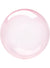 Image of Crystal Clearz Dark Pink 50cm Round Bubble Balloon