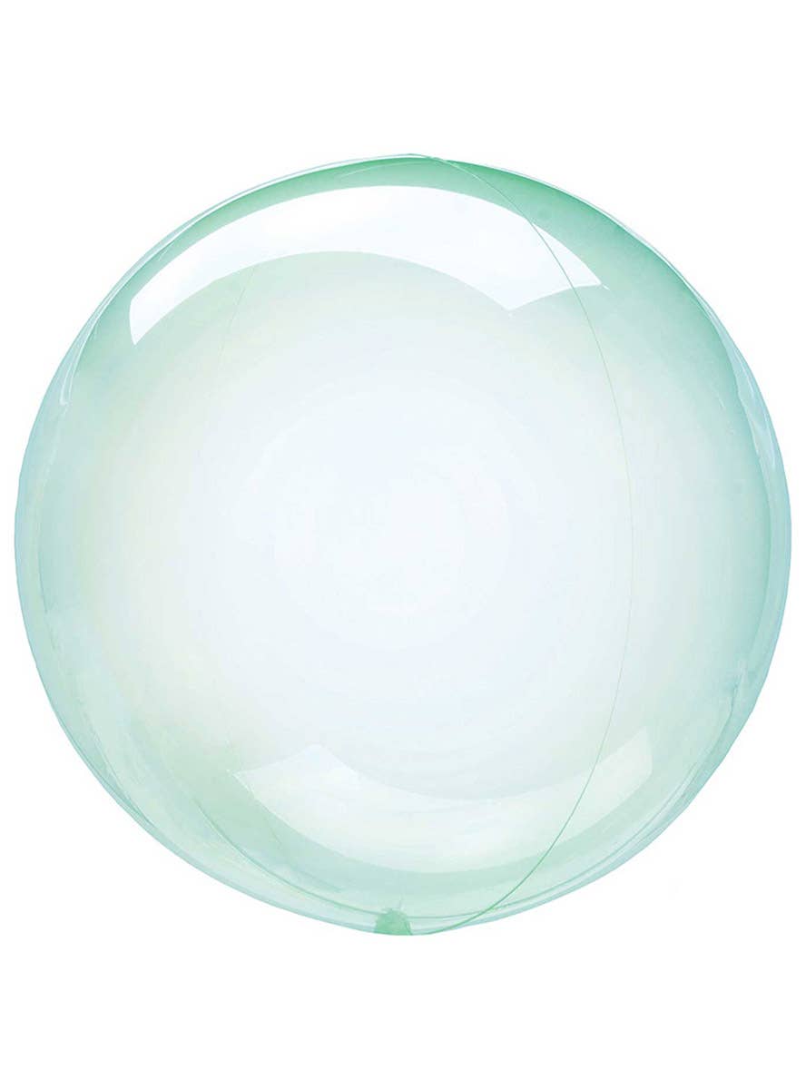 Image of Petite Crystal Clearz Green 30cm Round Bubble Balloon