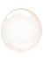 Image of Petite Crystal Clearz Orange 30cm Round Bubble Balloon