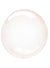 Image of Petite Crystal Clearz Orange 30cm Round Bubble Balloon
