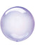 Image of Crystal Clearz Purple 50cm Round Bubble Balloon