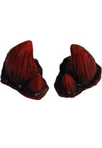 Dual Spiked Red Latex Devil Horns Costume Headpiece - Main View