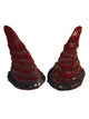 Red Latex Goat Horns Costume Headpiece - Main Image