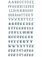 Tinsley Transfers Alphabet Knuckle Temporary Tattoo Sheet - Alternative Image