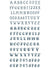Tinsley Transfers Alphabet Knuckle Temporary Tattoo Sheet - Alternative Image