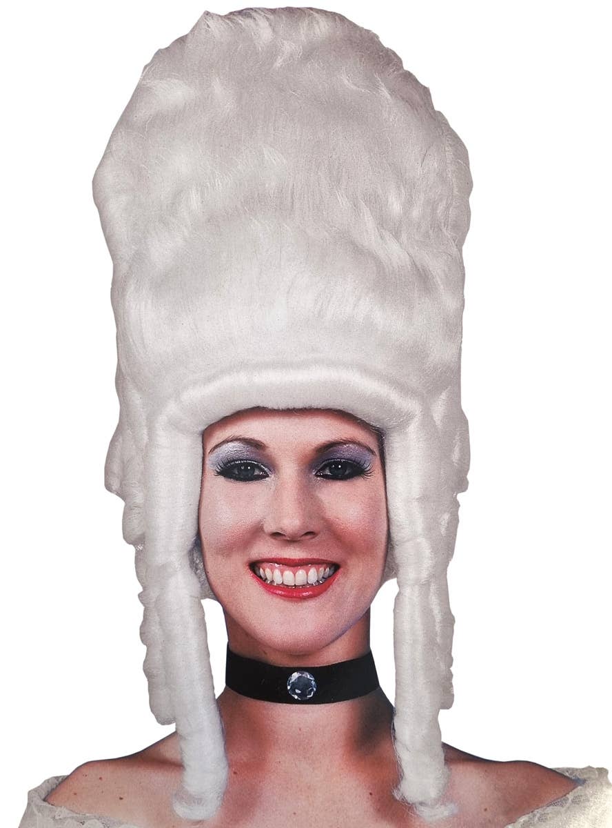 Image of Marie Antoinette White Women's Deluxe Costume Wig