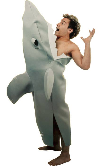 Novelty Shark Attack Victim Adult's Animal Costume - Main Image