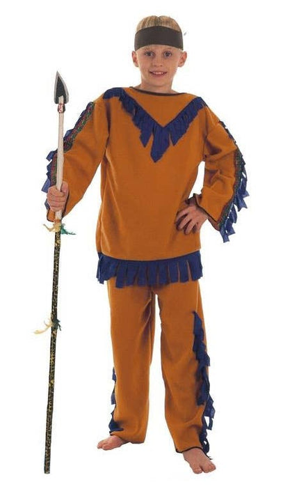 Cheap Boys American Indian Costume Main Image