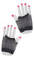 Image of Eighties Party Black Fishnet Gloves