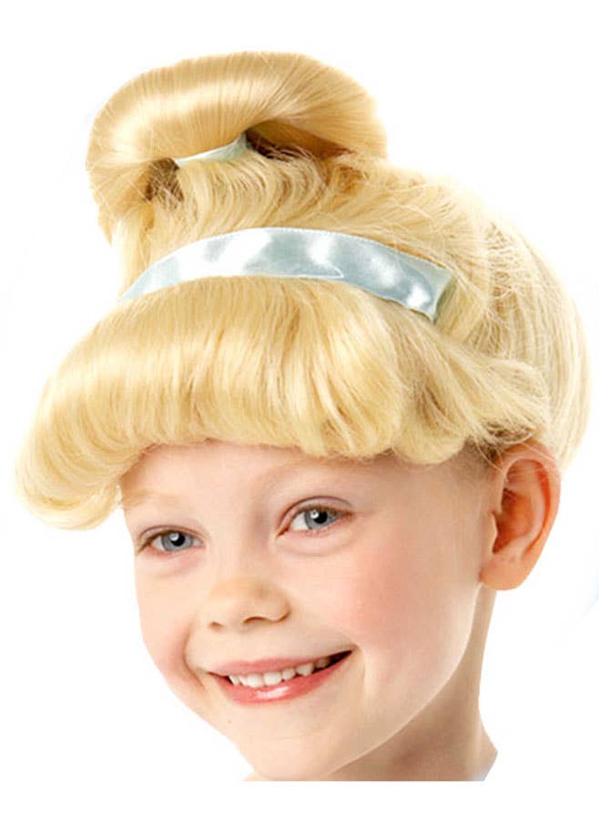 Blonde Princess Cinderella Costume Wig for Girls