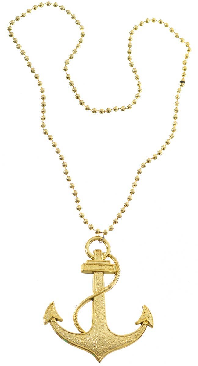 Sailor Costume Anchor Necklace Anchor Gold Necklace