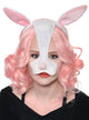 Pink and White Bunny Nose and Ears on Headband Costume Accessory