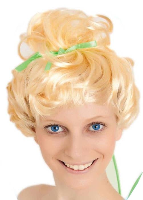 Green Fairy Women's Blonde Costume Wig Main Image