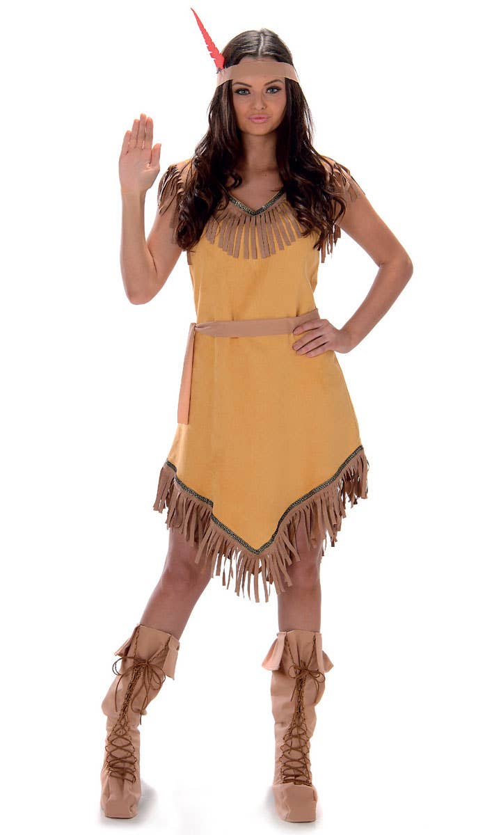 Women's Pocahontas Fancy Dress Costume Main Image