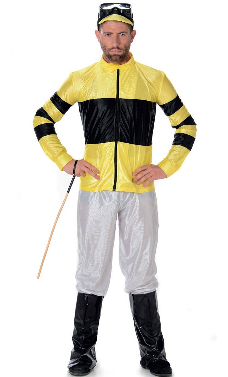 Yellow Jockey Mens Costume Yellow Jockey Mens Costume