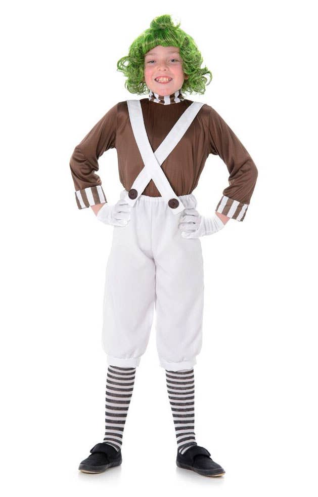 Brown Candy Maker Boys Fancy Dress Costume Main Image
