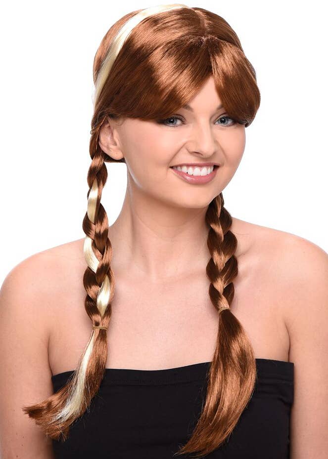 Image of Fairytale Princess Anna Frozen Womens Costume Wig
