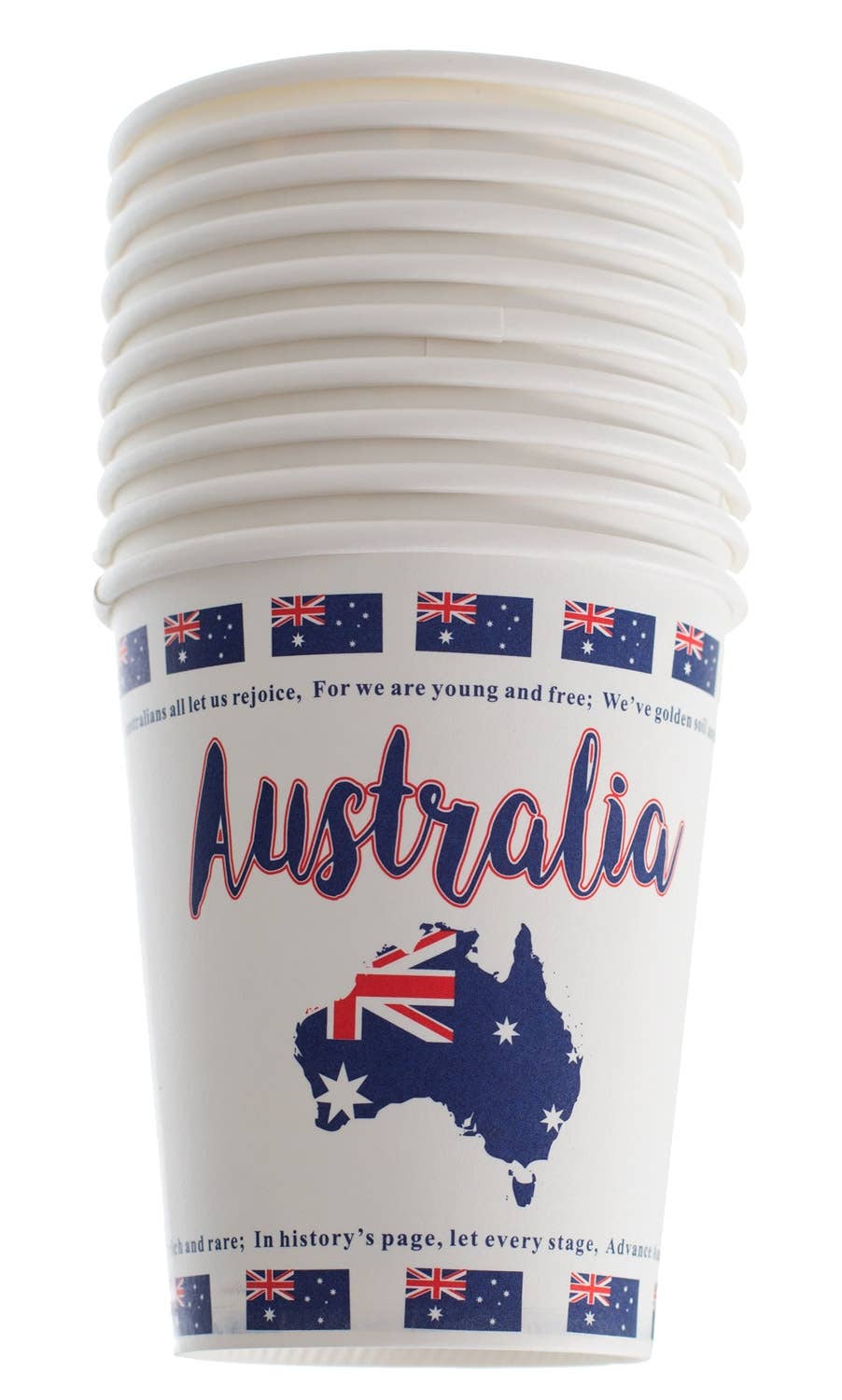 Australia Day Aussie Paper Cups | Australia Day Drinking Cups