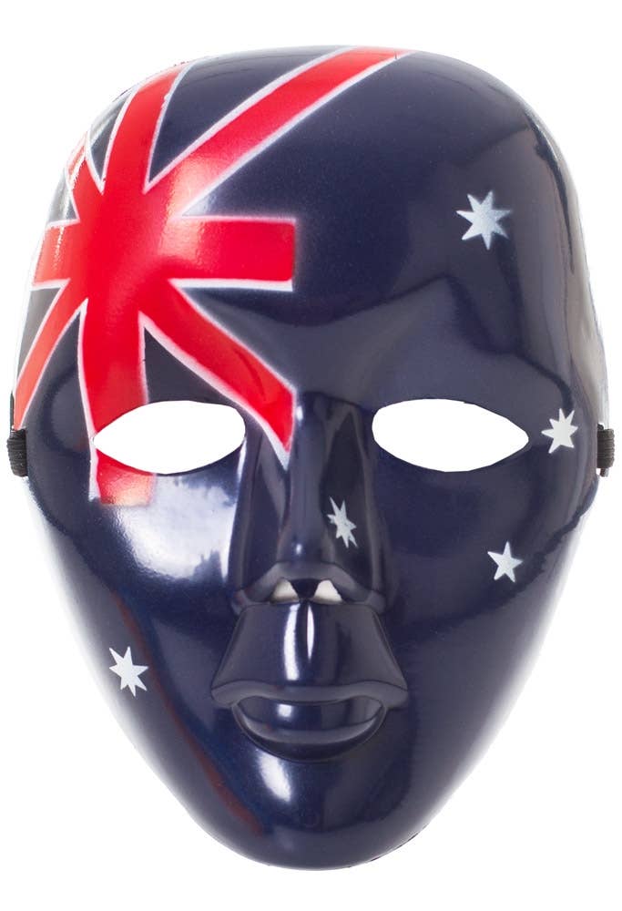 Aussie Mask Australian Flag Full Face Mask | Australia Day Masquerade Mask