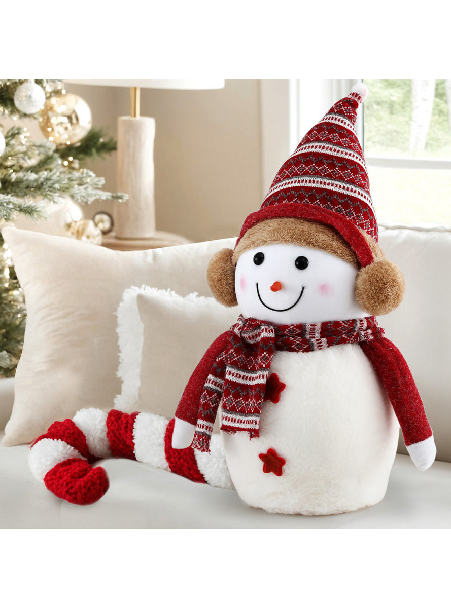 Cute Snowman 45cm Tabletop Christmas Decoration - Alternate Image