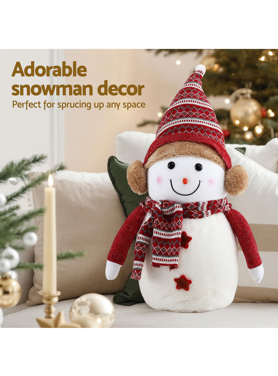 Cute Snowman 45cm Tabletop Christmas Decoration - Info Image 1