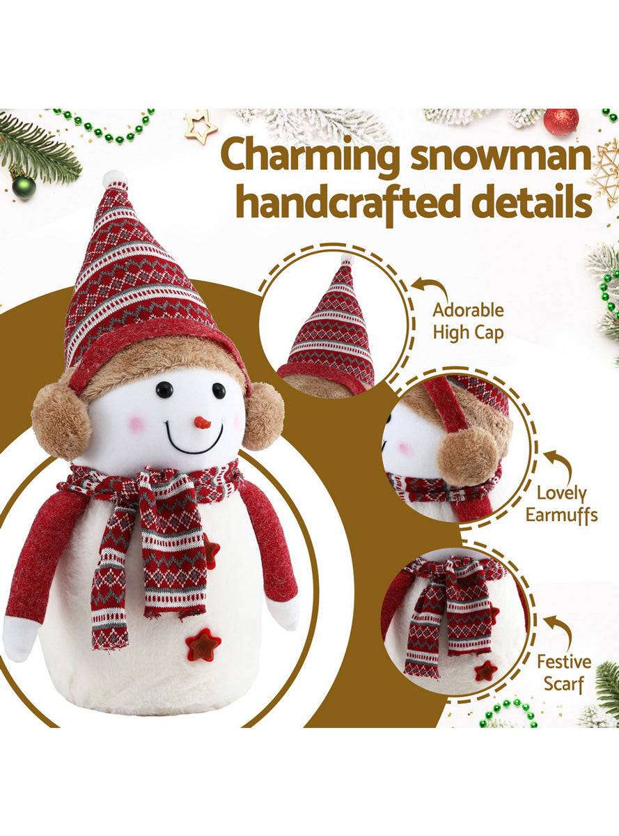 Cute Snowman 45cm Tabletop Christmas Decoration - Info Image 2
