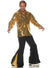 Dancing King Men's Gold Mirror Ball 1970s Disco Costume