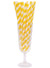 Image of Dandelion Yellow and White Stripe 50 Pack Paper Straws