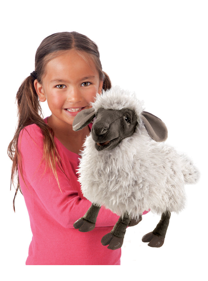 Dark Bleating Sheep Hand Puppet - Alternate Image 2