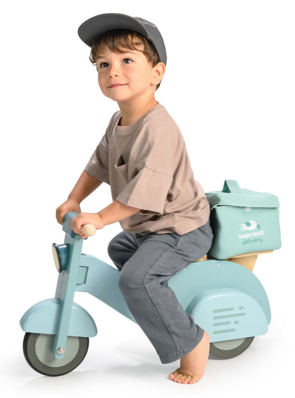 Delivery Scooter Childrens Wooden Toy Car - Alternate Image 2
