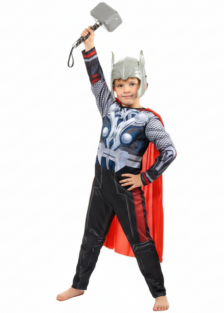 Deluxe Boys God of Thunder Superhero Costume - Main Image
