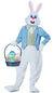 Plus Size Deluxe Easter Bunny Adults Mascot Costume