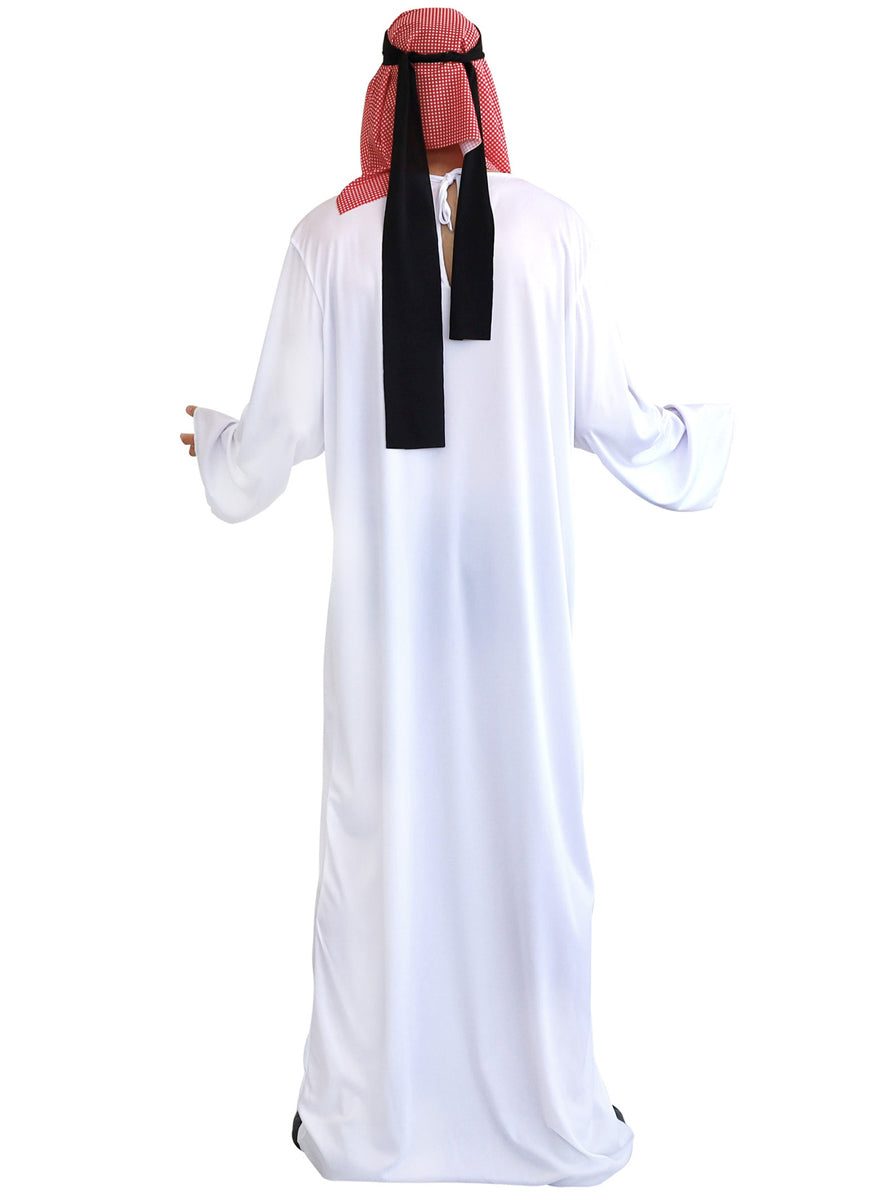 Desert Sheik Mens Arabian Costume - Back Image
