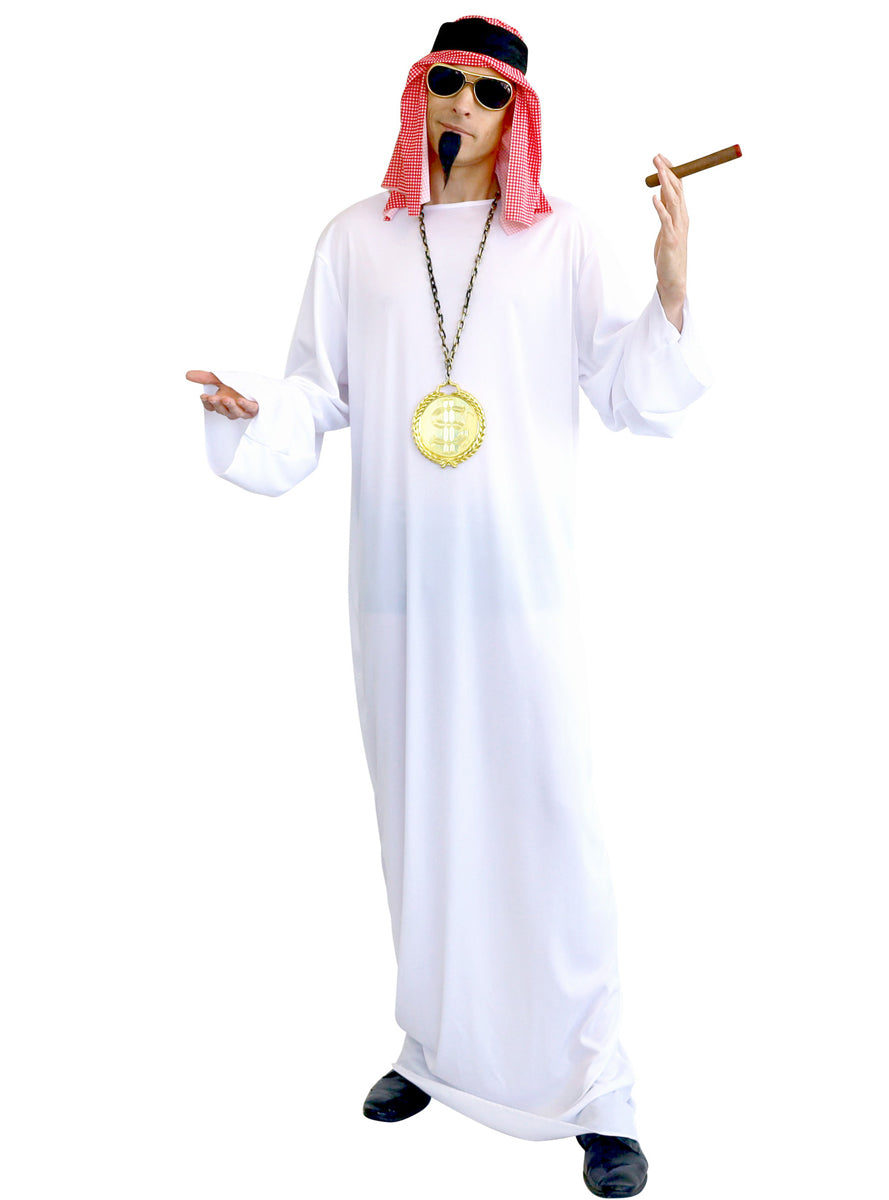 Desert Sheik Mens Arabian Costume - Main Image
