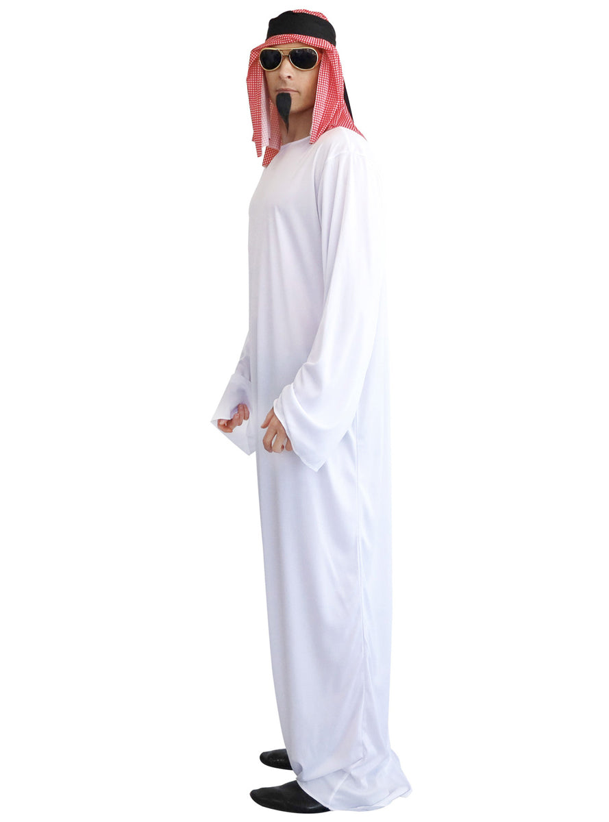 Desert Sheik Mens Arabian Costume - Side Image
