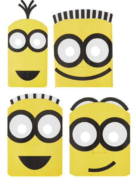 Minion Party Masks 8 Pack - Main Image