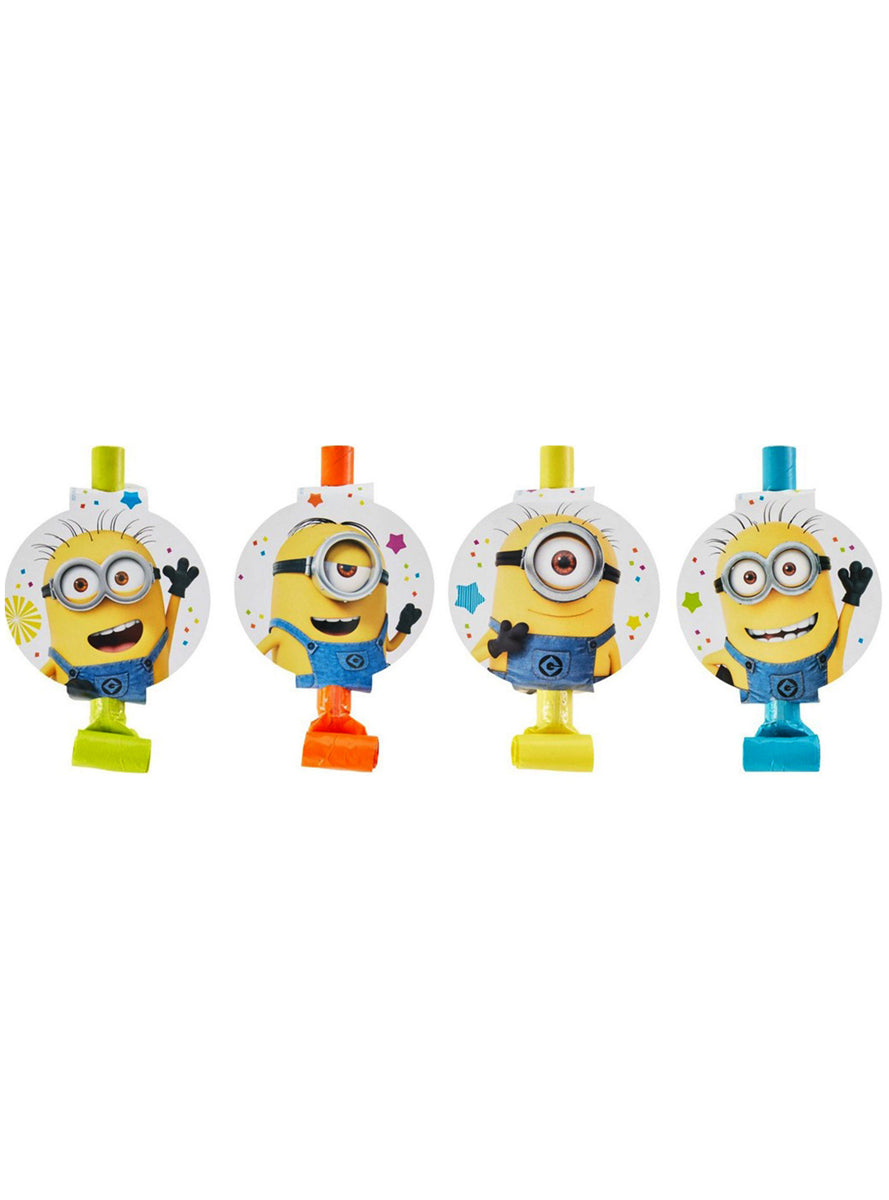 Minion Party Blowers 8 Pack - Main Image