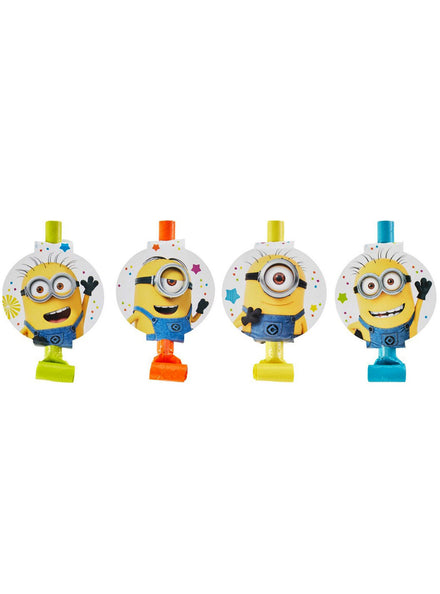 Minion Party Blowers 8 Pack - Main Image