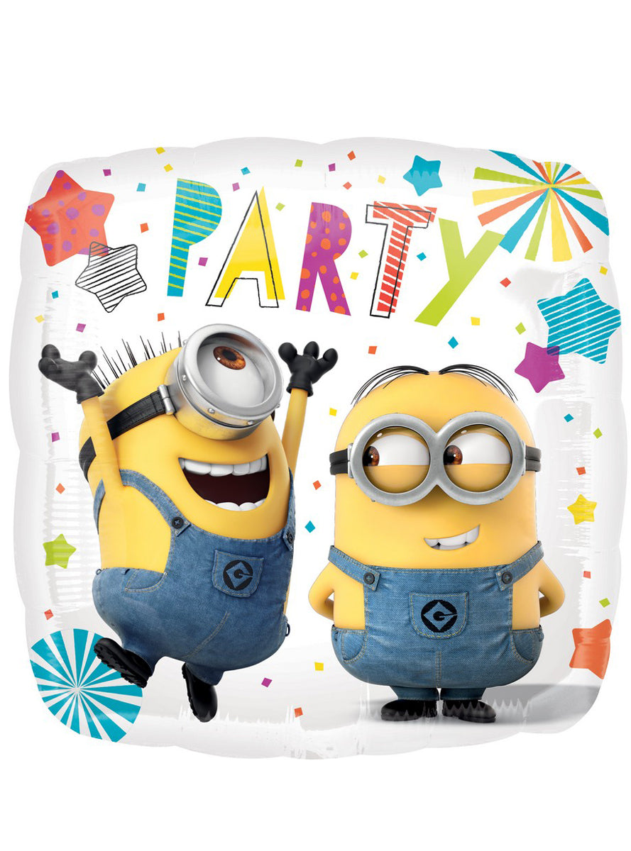 Foil Square 45cm Despicable Me Minion Balloon