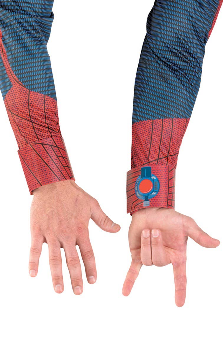 Adult Spiderman Decorative Web shooter wrist cuff costume accessory main image