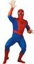 Red and Blue Classic Men's Spiderman Superhero Costume - Main Image