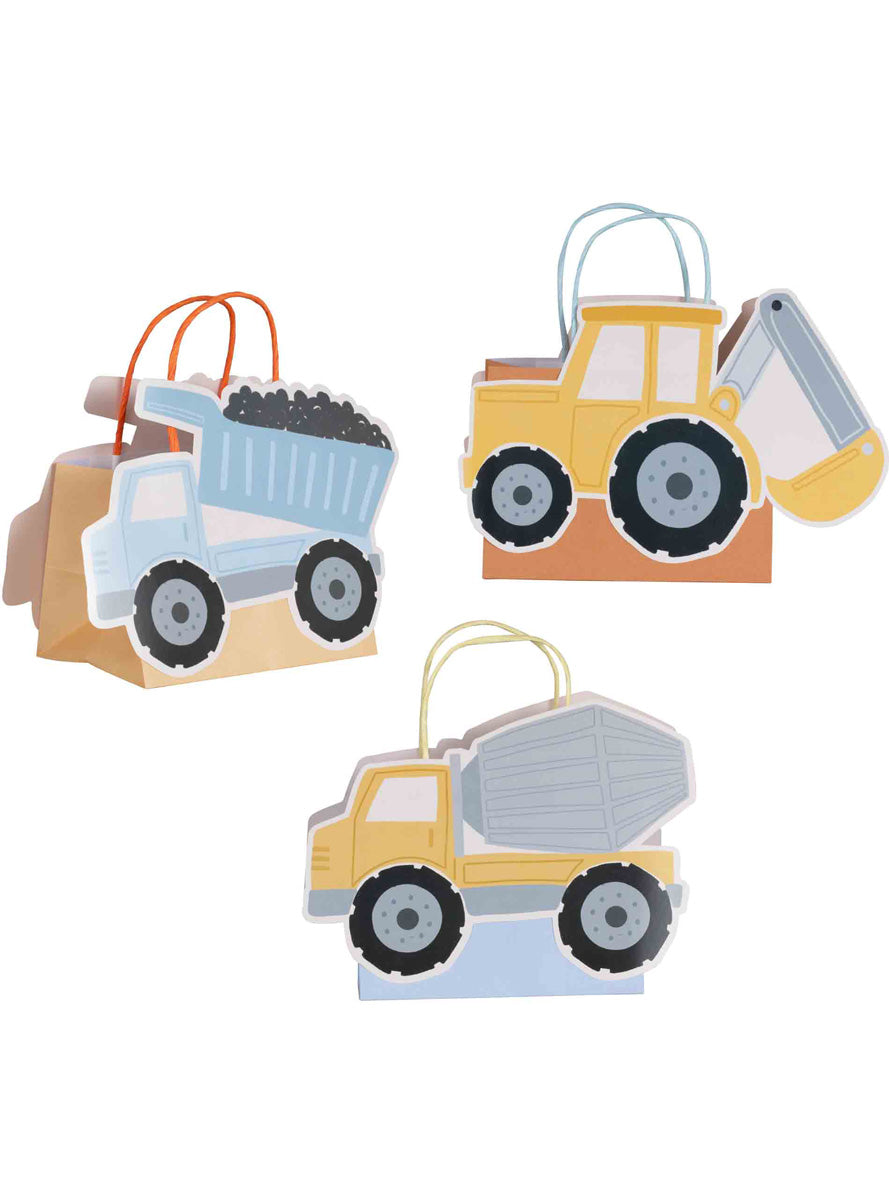 Diggin It Construction Party 5 Pack Party Favour Bags – Main Image