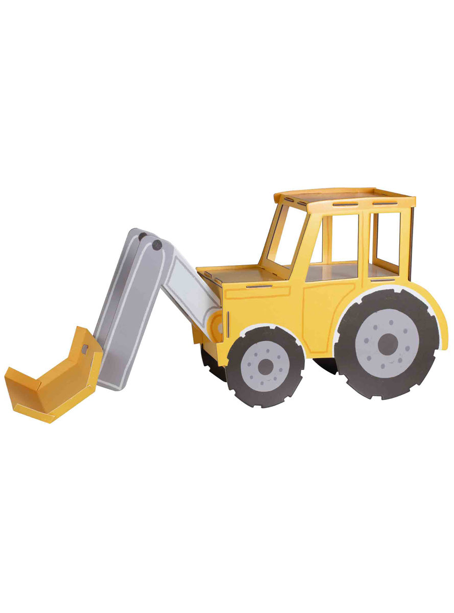 Diggin It Construction Party Yellow Digger Treat Stand – Main Image