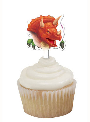 Dino Blast 12 Pack Cupcake Toppers - Main Image