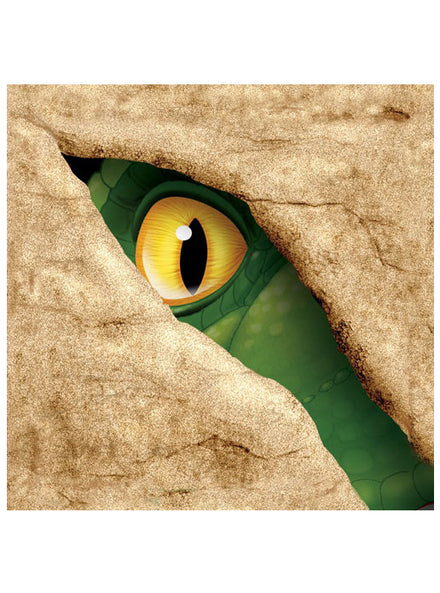 Dino Blast 16 Pack Beverage Napkins - Main Image