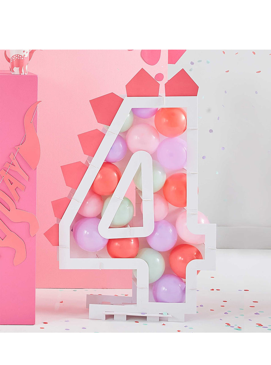 Dino Party Mixed Pastel Balloons and Spikes Decoration Set – Lifestyle Image
