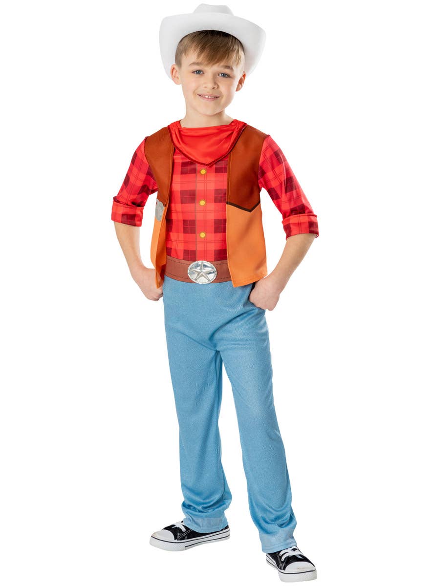 Image of Licensed Disney Dino Ranch Boys Jon Character Costume - Main Image
