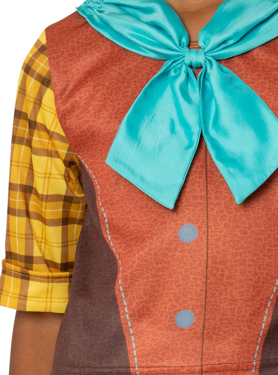Image of Licensed Disney Dino Ranch Girls Min Character Costume - Close Image 1